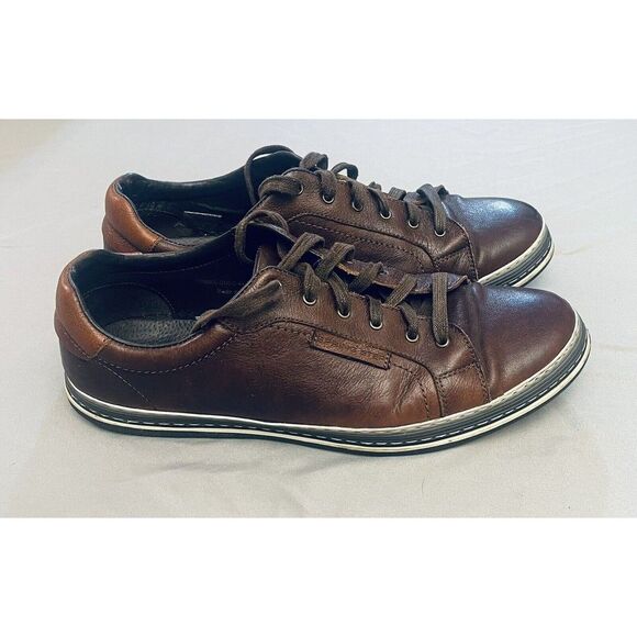 Spring Step Men Shoes Tommie Chocolate Brown Leather Men Sz 44 US 10.5 - Picture 2 of 16